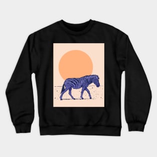 Zebra Crewneck Sweatshirt